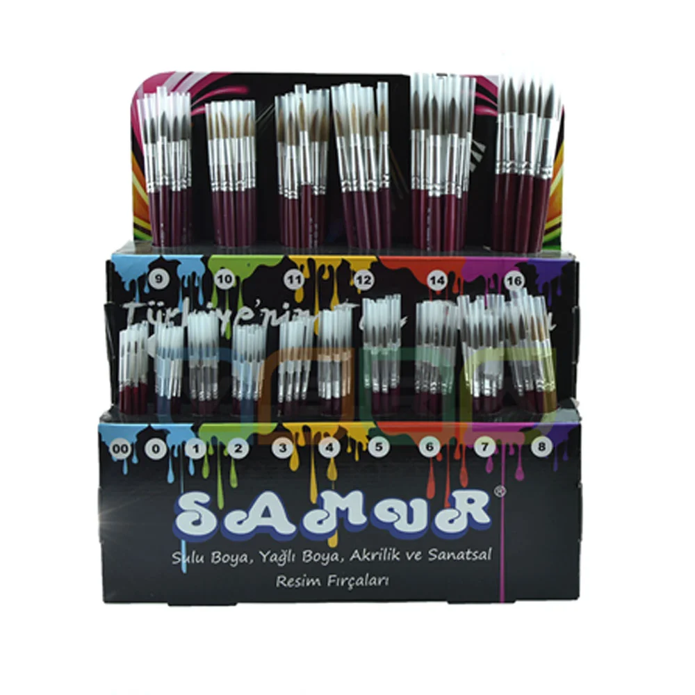 Samur Fırça Seti Stand 192 Li