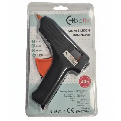 Bafix Silikon Tabancası 40W Siyah