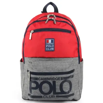 Cambridge Polo Street Style Dört Bölmeli Unisex Sırt Çantası