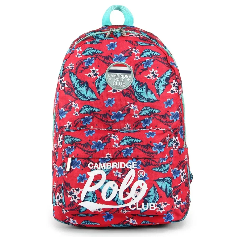 Cambridge Polo Club Island Roamer İki Bölmeli Unisex Sırt Çantası Kırmızı CP04022-003Kırmızı