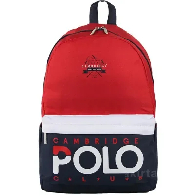 Cambridge Polo Club Preppy Tek Sırt Çantası Kırmızı Cpc3018