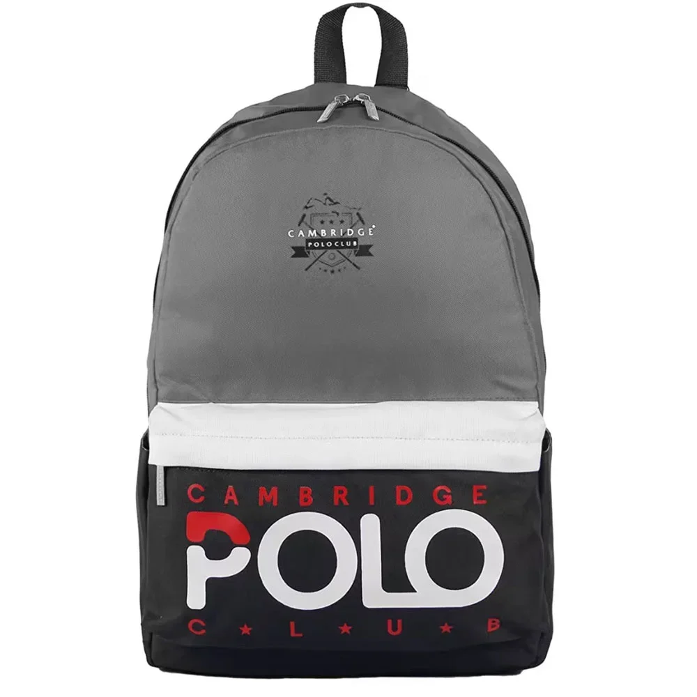 Cambridge Polo Club Preppy Sırt Çantası Gri