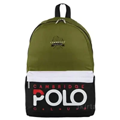 Cambridge Polo Club Preppy Sırt Çantası Yeşil