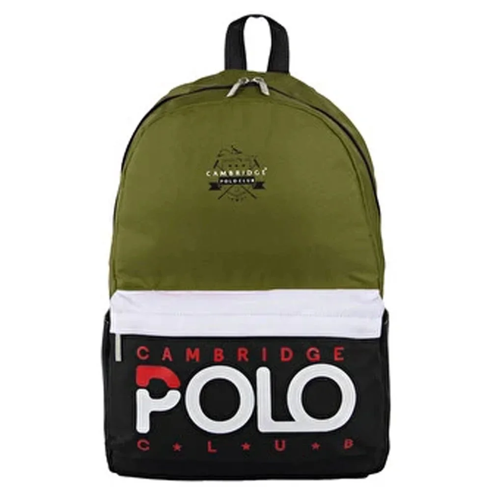Cambridge Polo Club Preppy Sırt Çantası Yeşil
