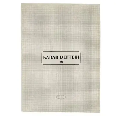 Altınyıldız Karar Defteri Karton Kapak 40 YP