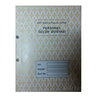 Altınyıldız Özlük Dosyası Personel Kapsüllü 24 YP