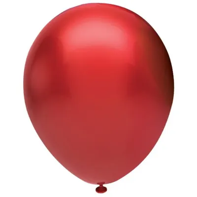 Balonevi Balon 12" Metalik Kırmızı 12 Li