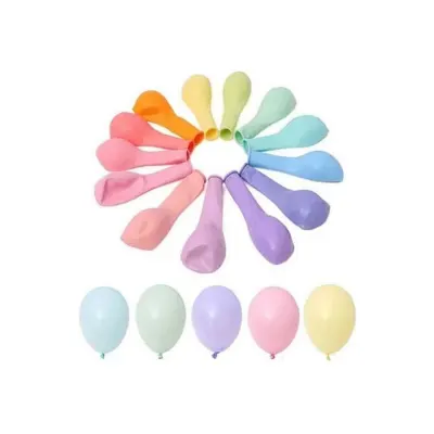 Balonevi Balon 12” Karışık Makaron 100 Lü