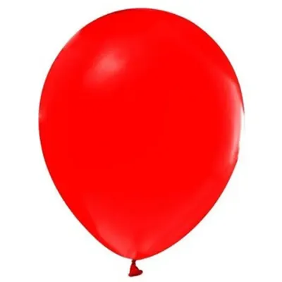Balonevi 12" Baskı Balonu Neon Kırmızı 100 Lü