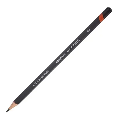 Derwent 12 Li Graphic Pencil S (4B)