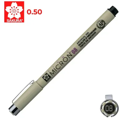 Sakura Pıgma Mıcron 08 0.5 MM Siyah XSDK08