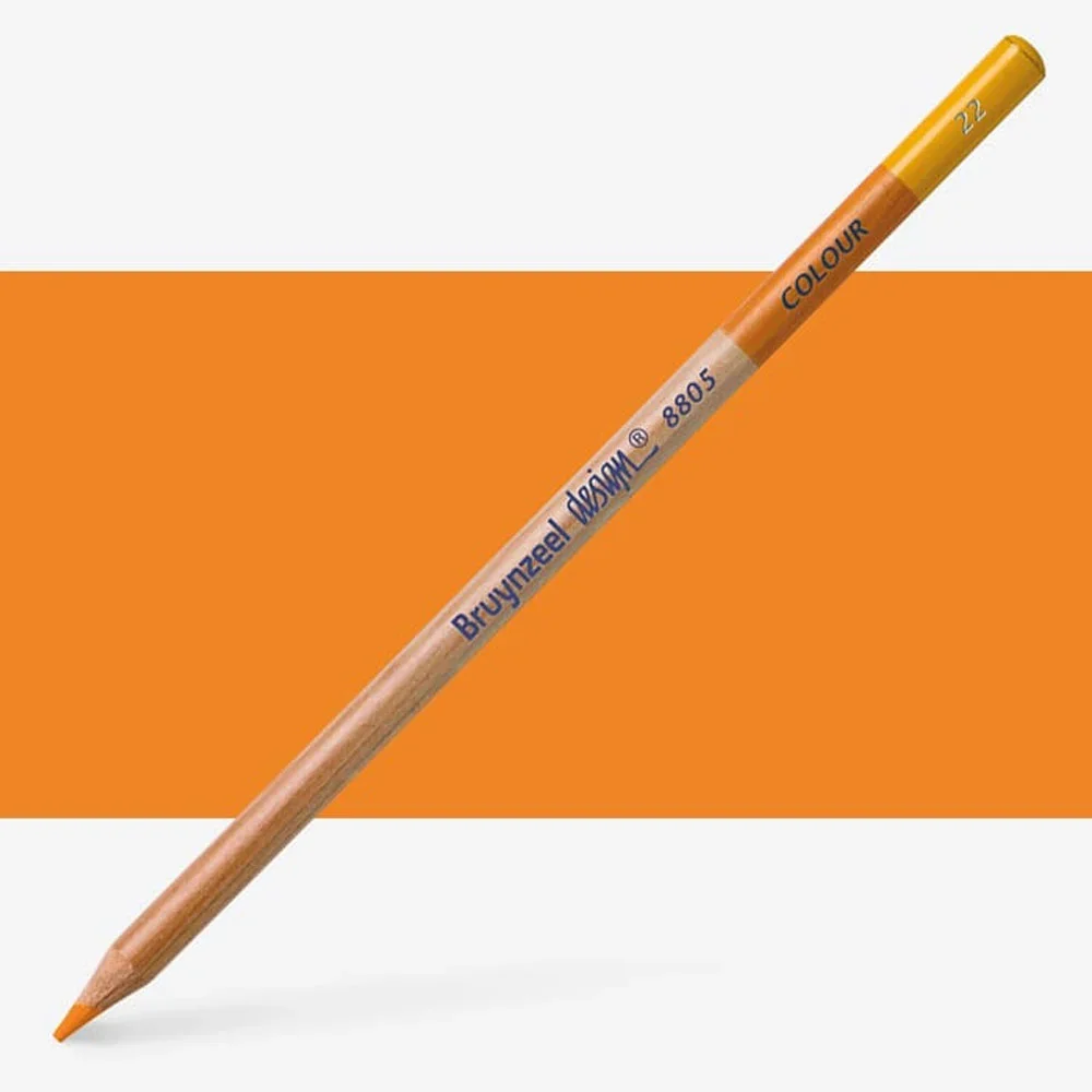 Bruynzeel Design Colour Pencil Dark Yellow Design Pencils