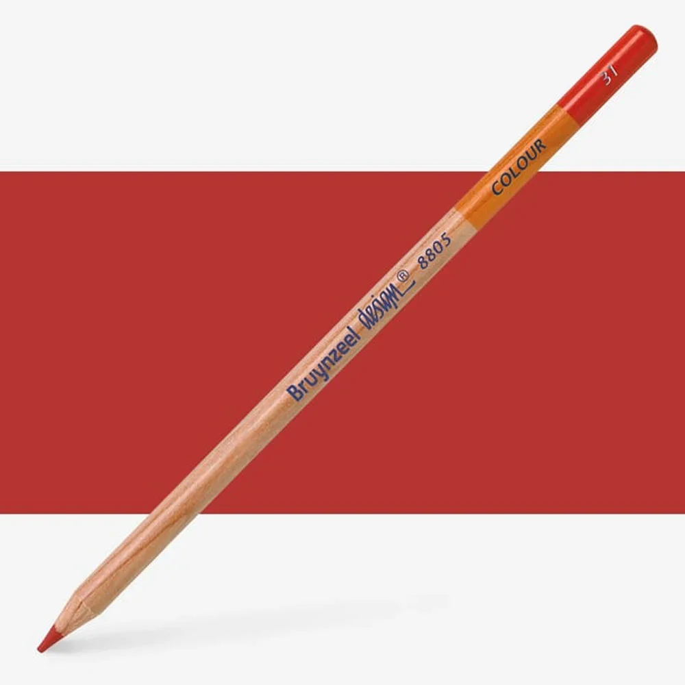 Bruynzeel Design Colour Vermillion Pencils