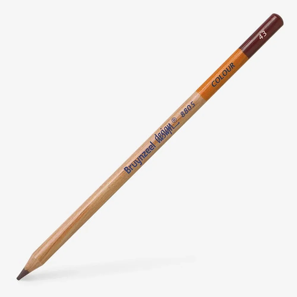 Bruynzeel Design Colour Dark Brown Pencils