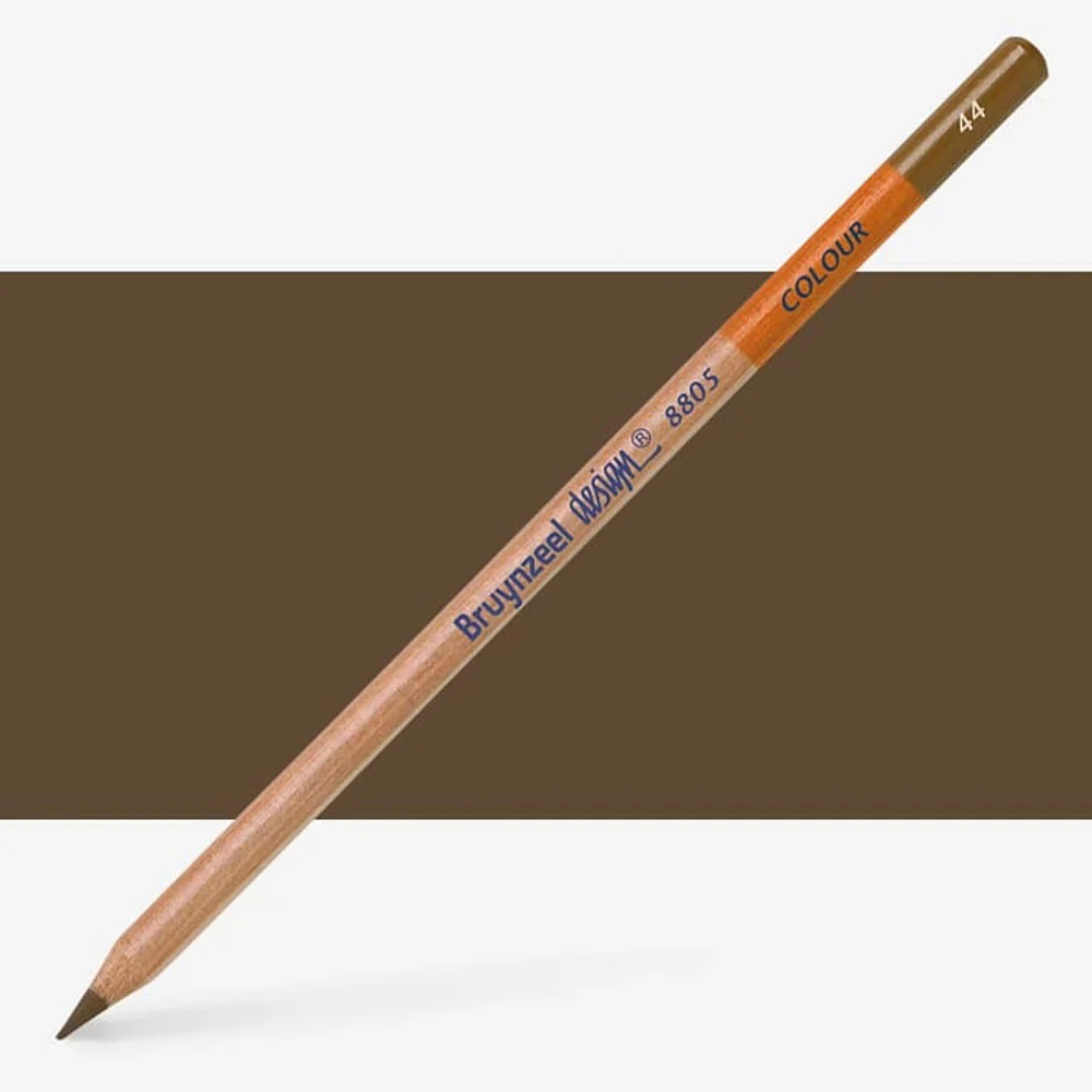 Bruynzeel Design Colour Mid Brown Pencils