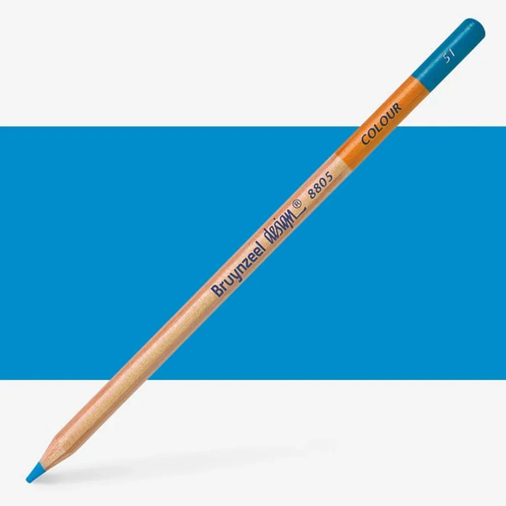 Bruynzeel Design Colour Light Blue Pencils