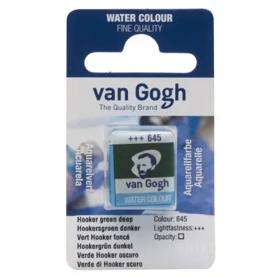 Van Gogh Watercolour Pan Hooker Green Deep 645