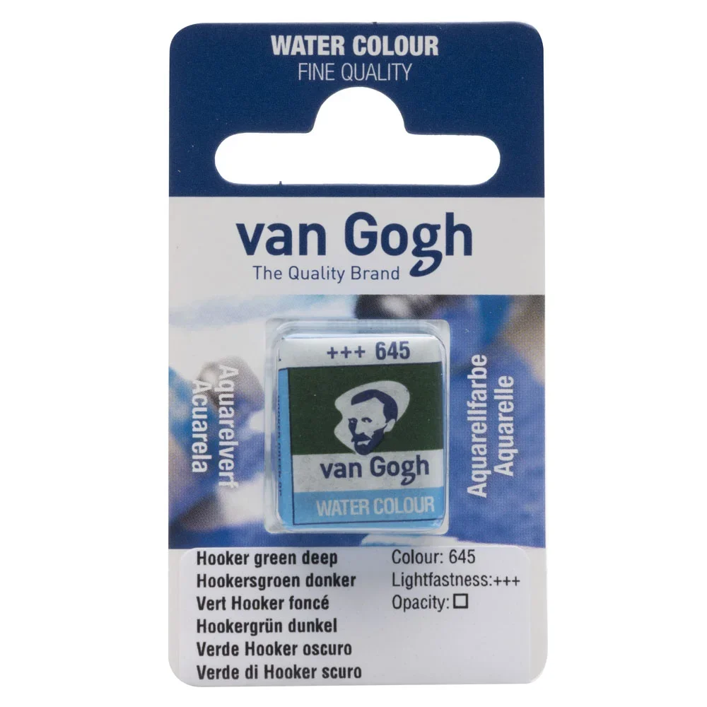 Van Gogh Watercolour Pan Hooker Green Deep 645