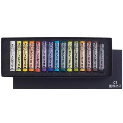 Rembrandt Soft Pastel Set General Selection | 15 Whole Pastels