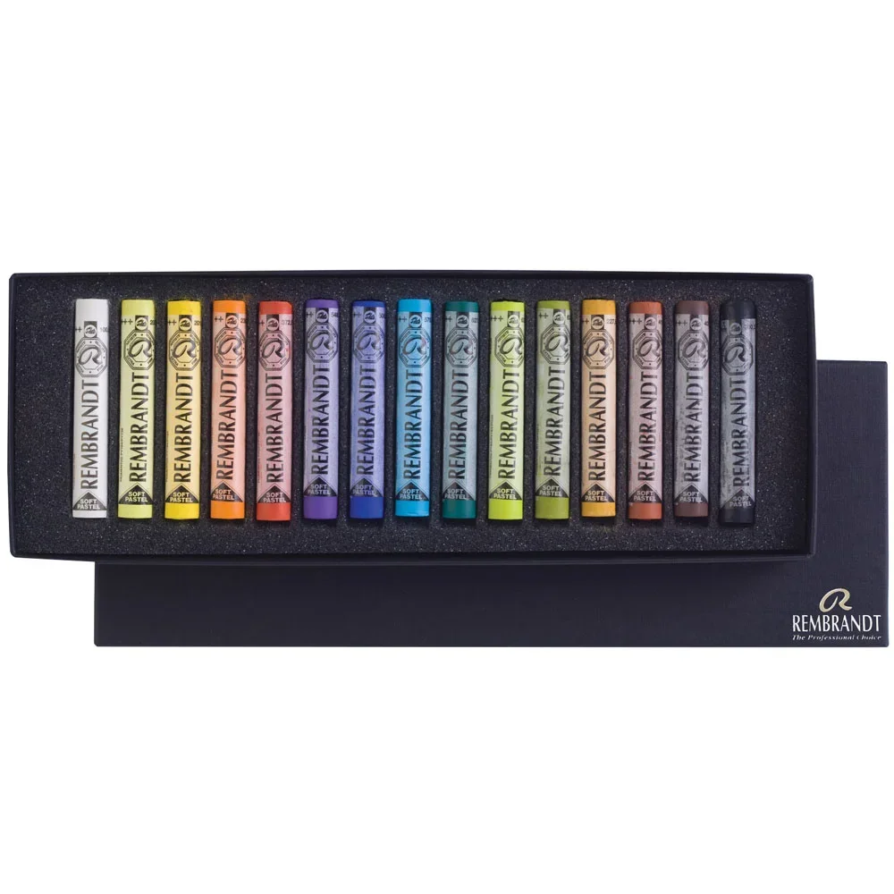 Rembrandt Soft Pastel Set General Selection | 15 Whole Pastels