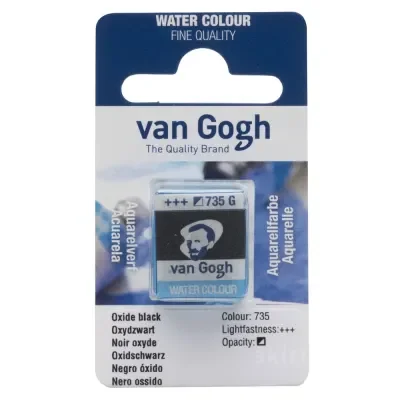 Van Gogh Watercolour Pan Oxide Black 735