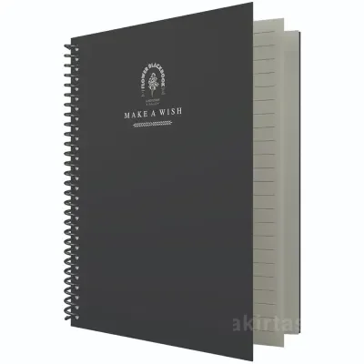 Dilman Black Book Spiralli Yan 16x22 80 YP Kareli 6612