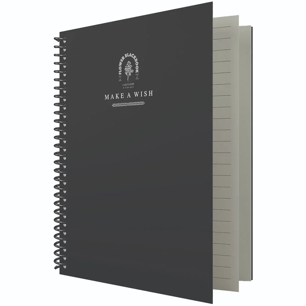 Dilman Black Book Spiralli Yan 16x22 80 YP Kareli 6612