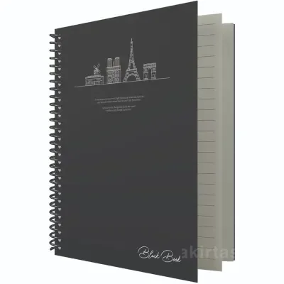 Dilman Black Book 16x22 80 YP Dik Kareli 6618