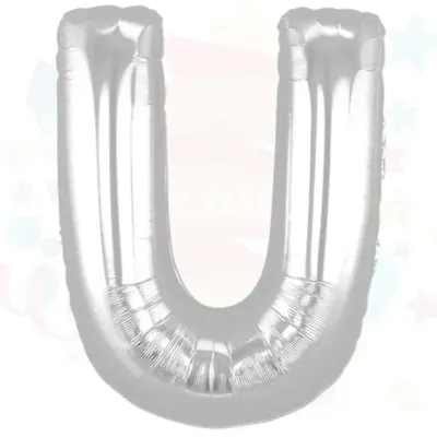 Nedi Balon Folyo 40 Harf Gümüş U 01362