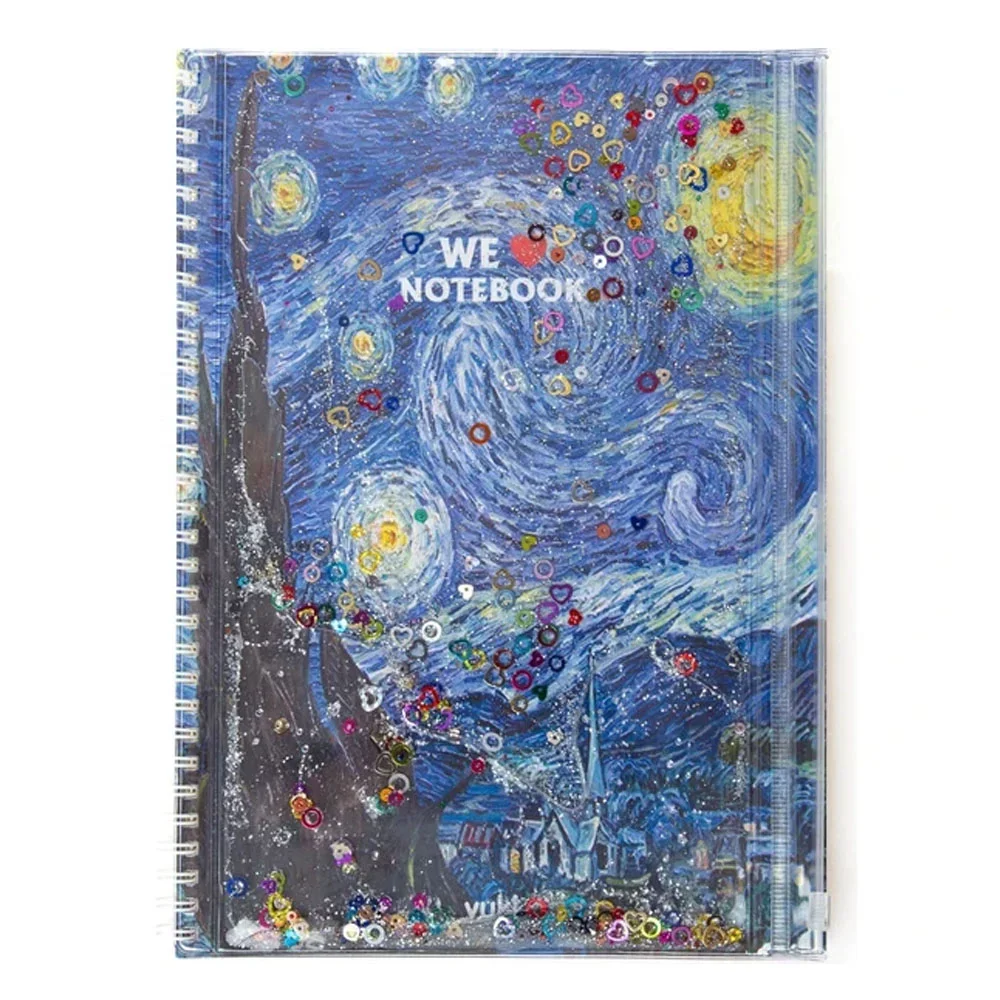 Vuki Sulu Çantalı Defter Orta Boy Van Gogh 1/S VK-0086G