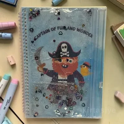 Vuki Sulu Çantalı Defter A5 Korsan 2/S