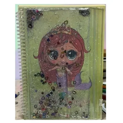 Vuki Sulu Çantalı Defter A5 Denizkızı 2/S