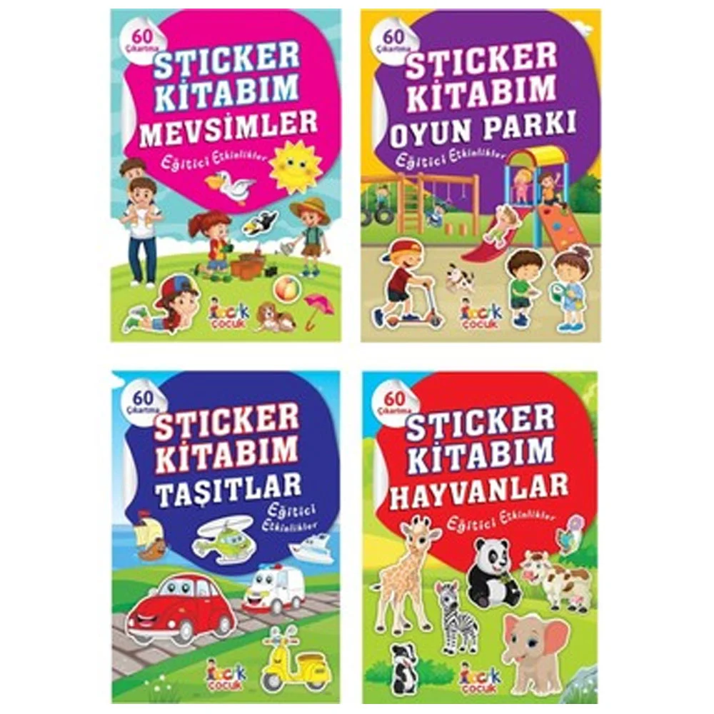 Ema Sticker Kitabım_Hayvanlar /Bıcırık
