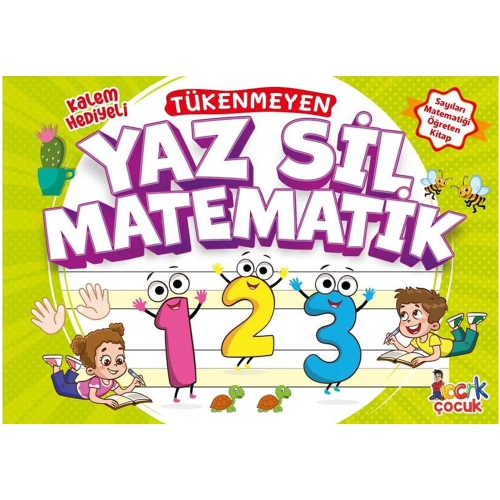 Tükenmeyen Yaz Sil Matematik Spiralli /Bıcırık