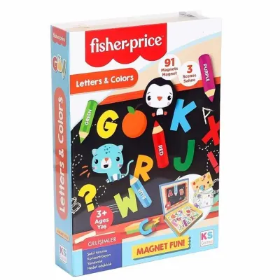 Ks Games Baby Puzzle Letters & Colours Fisher-price Lisans Fp13410