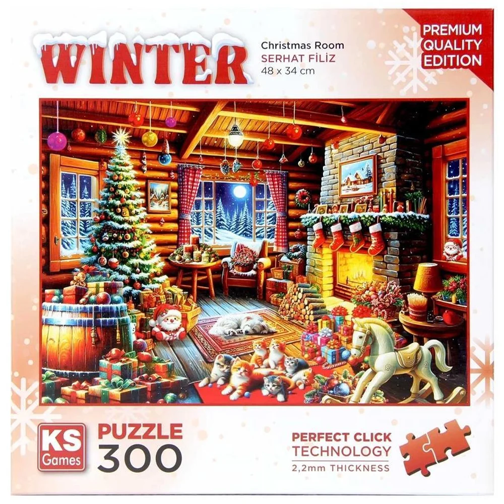 Ks Games Puzzle 300 Christmas Room 19251