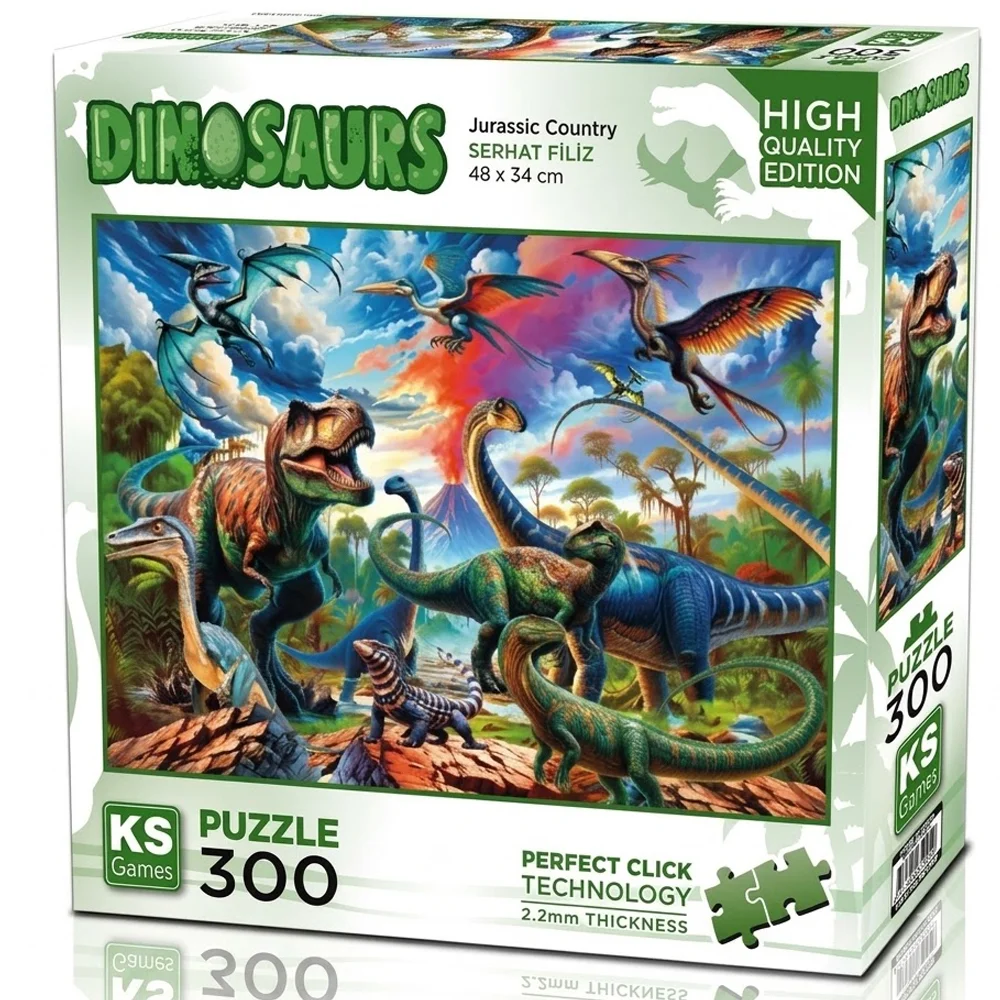 Ks Games Puzzle 300 Jurassic Country 19256