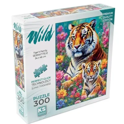 Ks Games Puzzle 300 Tigers Family 19258