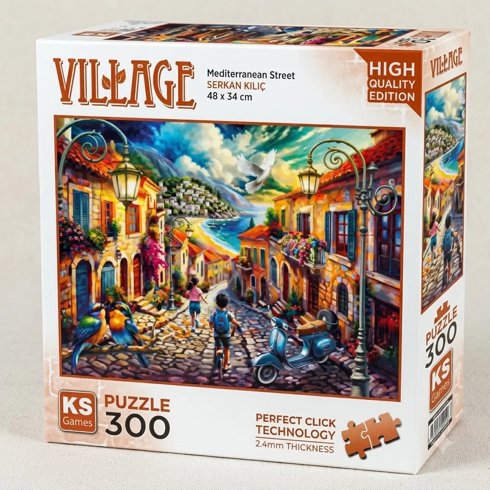 Ks Games Puzzle 300 Mediterranean Street 19260