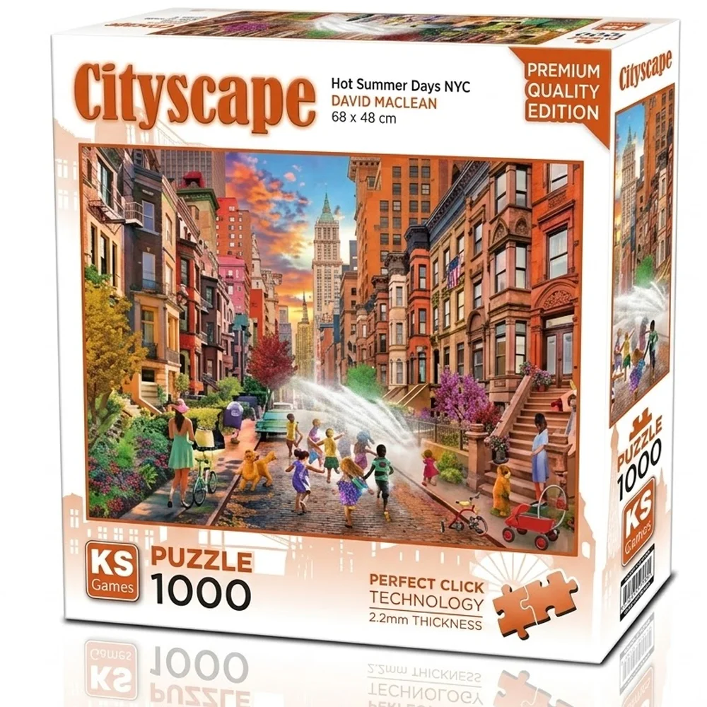 Ks Games Puzzle 1000 Hot Summer Days Nyc 20813