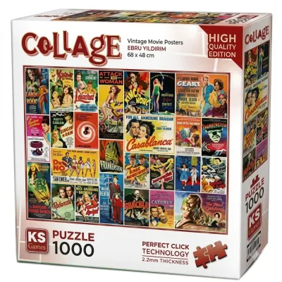 Ks Games Puzzle 1000 Vintage Movie Posters 20759