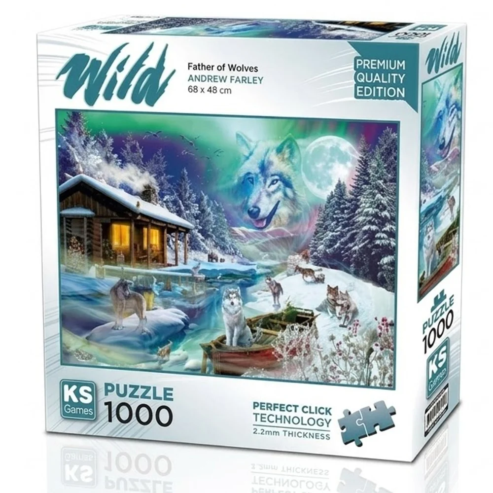Ks Games Puzzle 1000 Father Of Wolves 20811