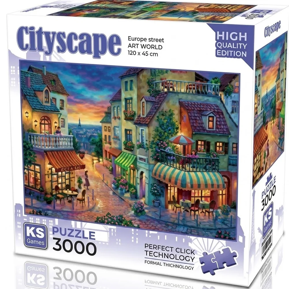 Ks Games Puzzle 3000 Europe Street 23021