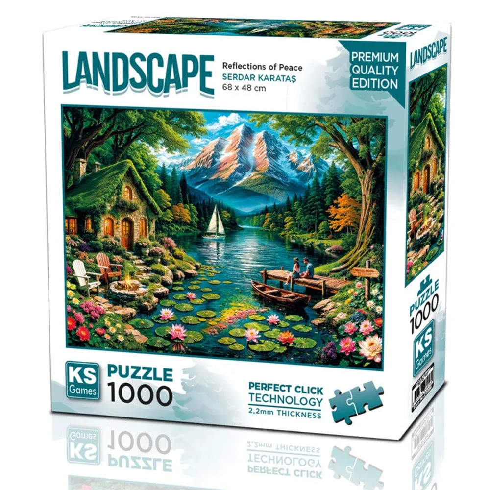 Ks Games Puzzle 1000 Reflections Of Peace 20856