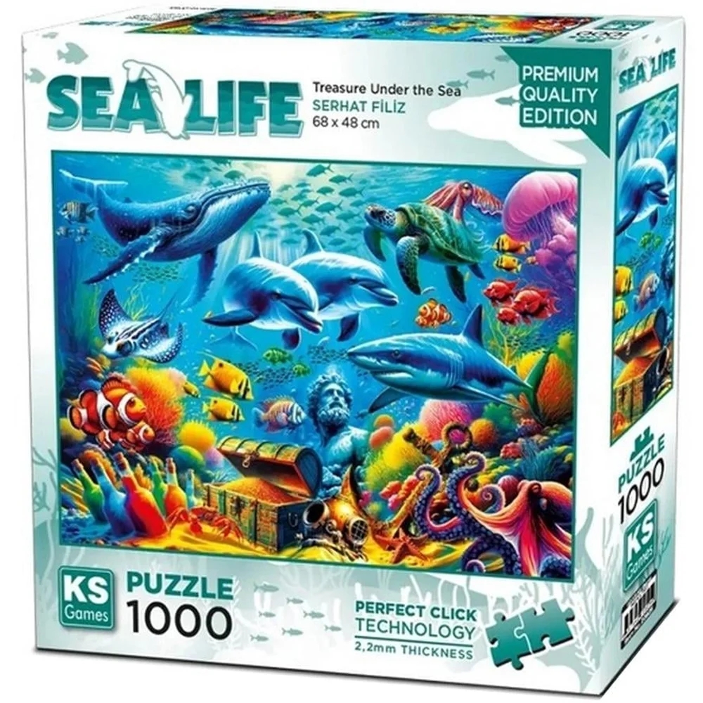 Ks Games Puzzle 1000 Treasure Under The Sea 20825