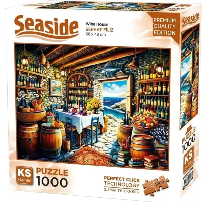 Ks Games Puzzle 1000 Wine House 20827