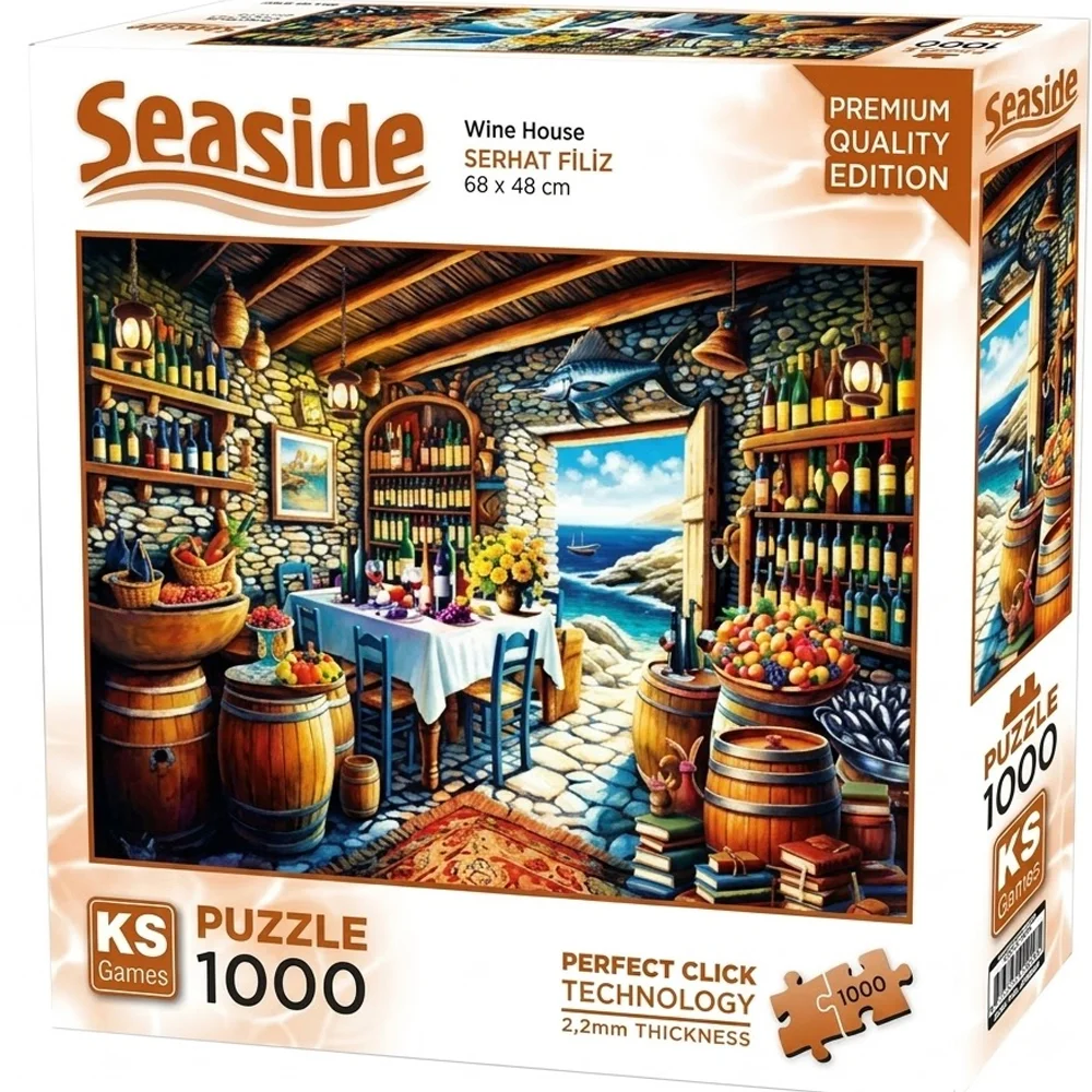 Ks Games Puzzle 1000 Wine House 20827