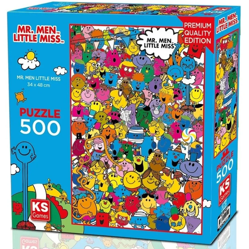 Ks Games Puzzle 500 Mr Men Lisanslı Yetişkin 14451
