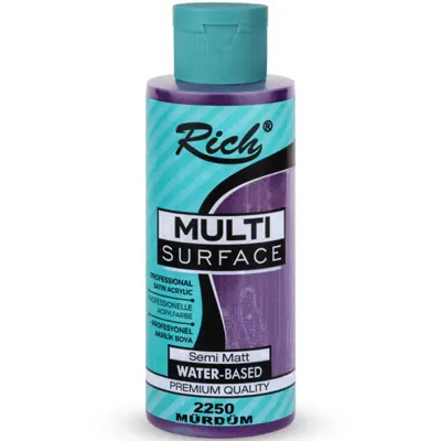 Rich Akrilik Boya Multi Surface 120 CC Mürdüm 2250