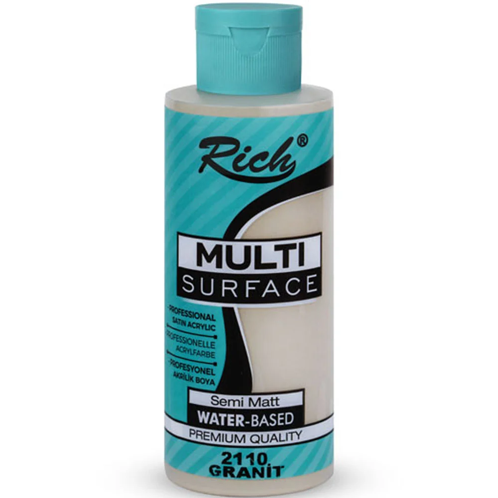 Rich Akrilik Boya Multi Surface 120 CC Granit 2110